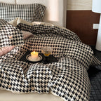Lumina Houndstooth Bedding Set
