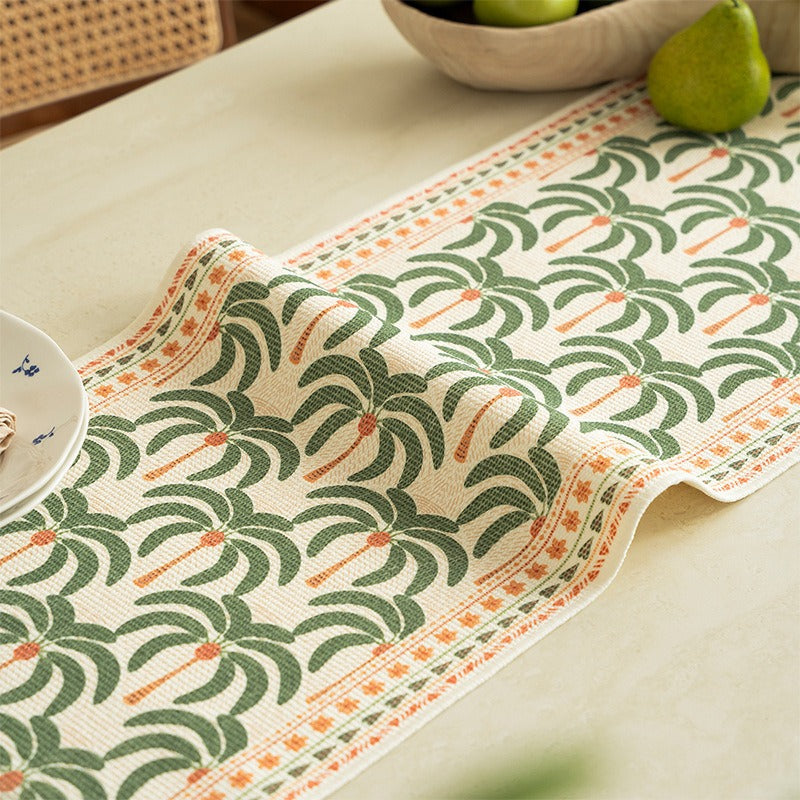 Palm Tree Table Runner