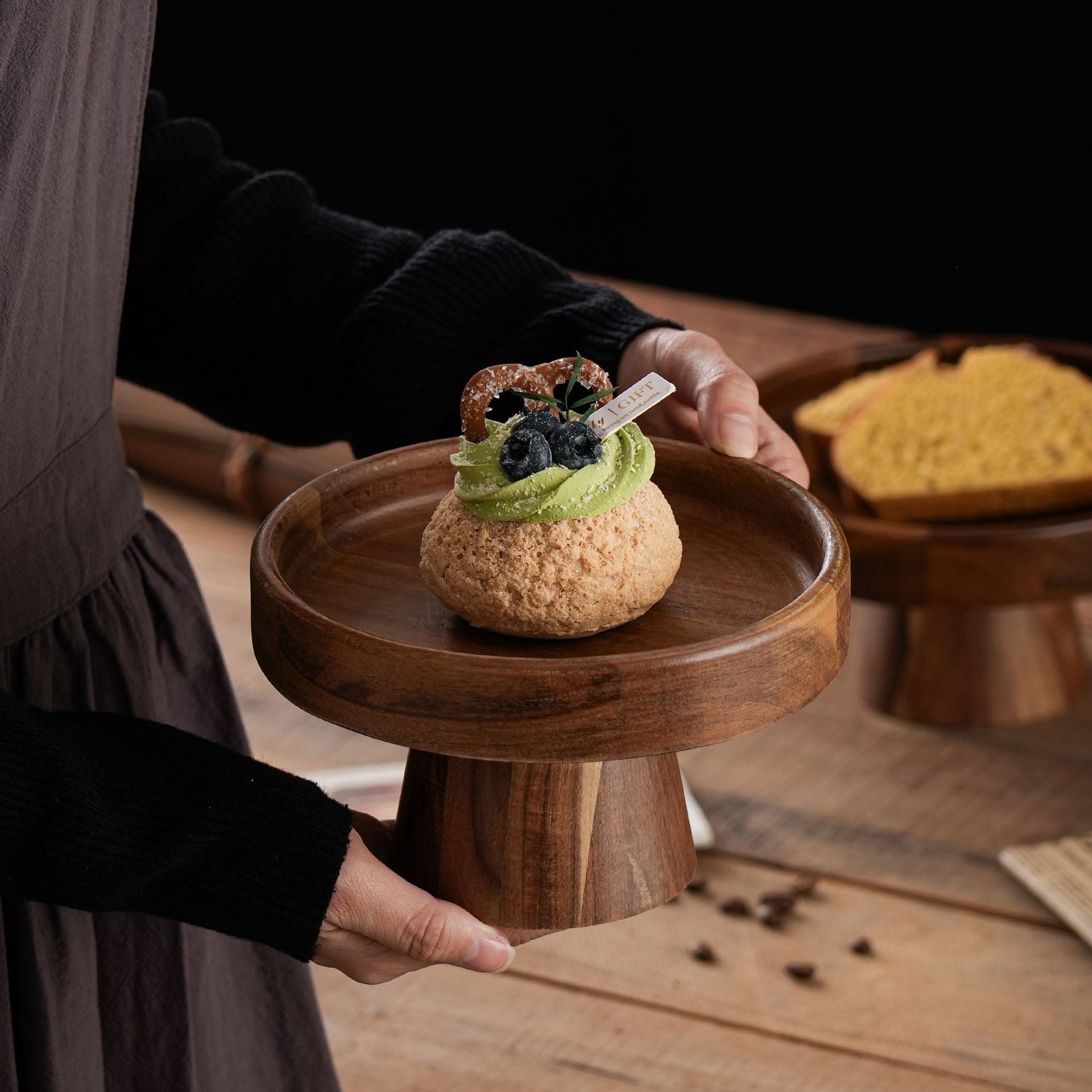 Little Lift Wooden Tray
