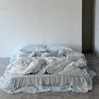 Ruffle Skirt Silky Bedding Set