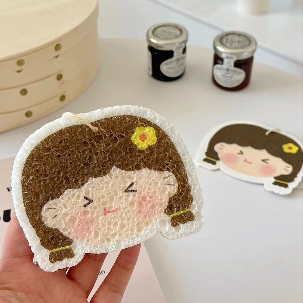 Cutie Girl Dish Sponge Set