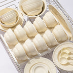 Ivory Ribbed Ceramic Dinnerware Set