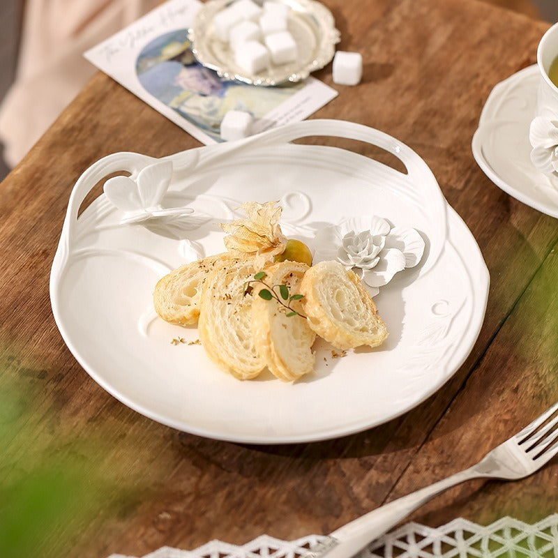 Dancing Garden Embossed Dinnerware