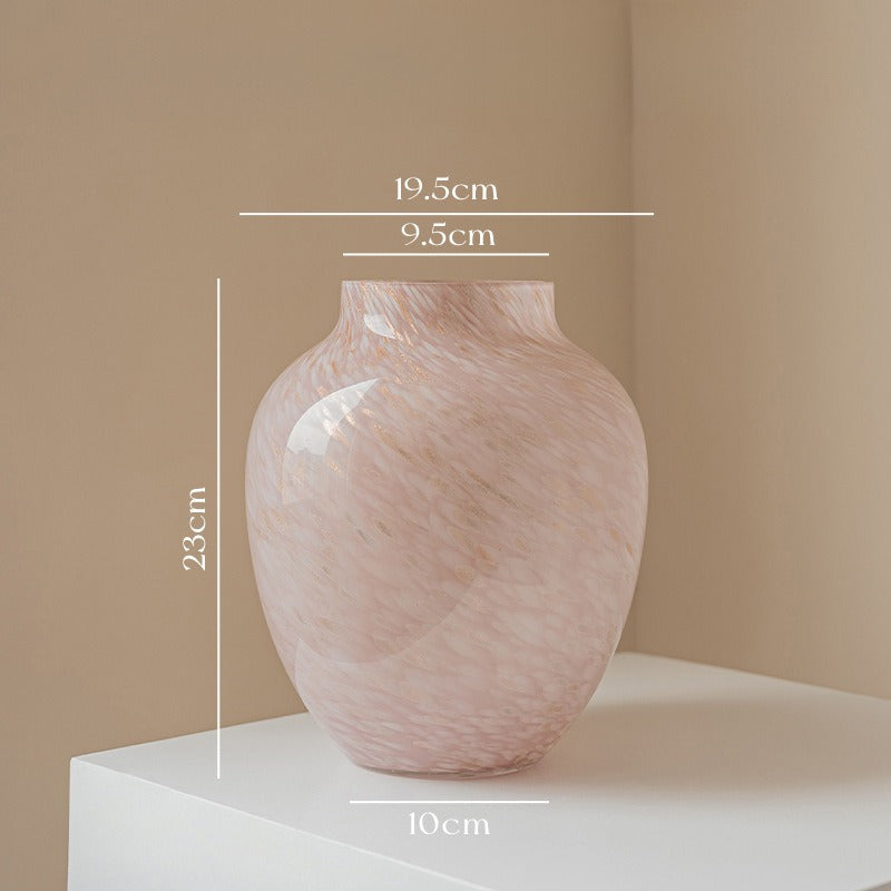 Water Colour Glass Vase