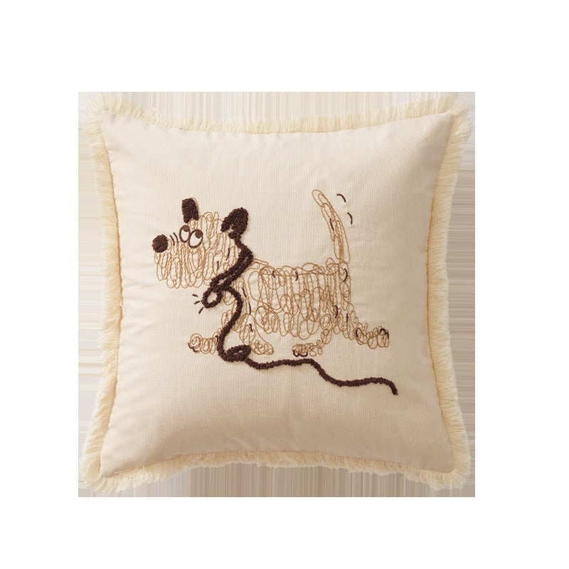 Sketchy Pup Cushion