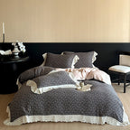 Timeless Floral Lace Bedding Set