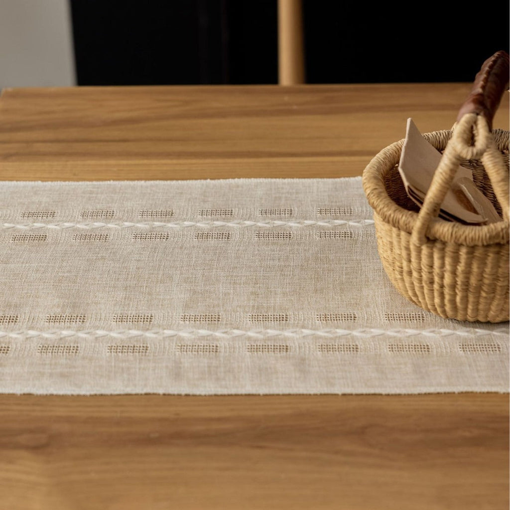 Rustic Openwork Table Runner