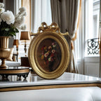 Victorian Bow Oval Photo Frame