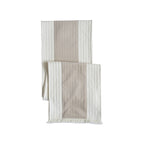 Ribbed Cotton Tassel Runner