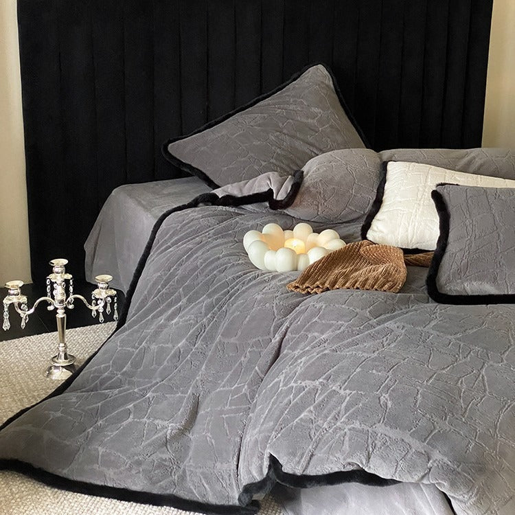 Lime Stone Noir Bedding Set