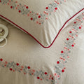 Vine Bloom Trim Bedding Set