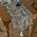 Rainbow Herringbone Table Runner