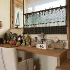 Highland Pastoral Woven Cabinet Curtain