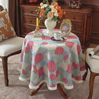 Pumpkin Art Round Tablecloth
