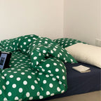 Retro Polka Dots Bedding Set