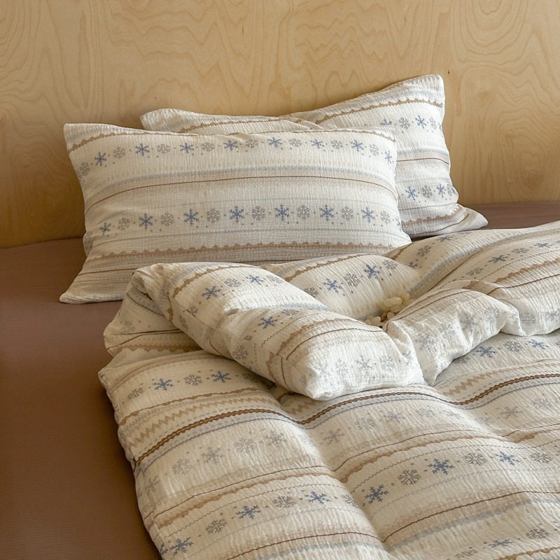 Fair Isle Stripe Bedding Set