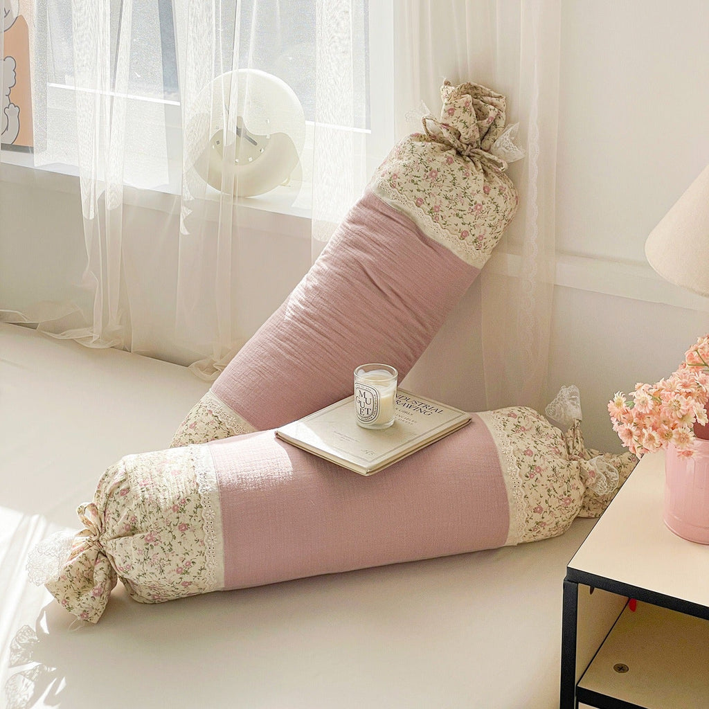 Candy Lace Bolster Pillow
