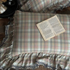Forest Tartan & Ruffle Bedding Set