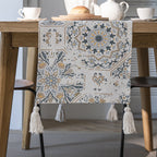 Vintage Medallion Tassel Runner