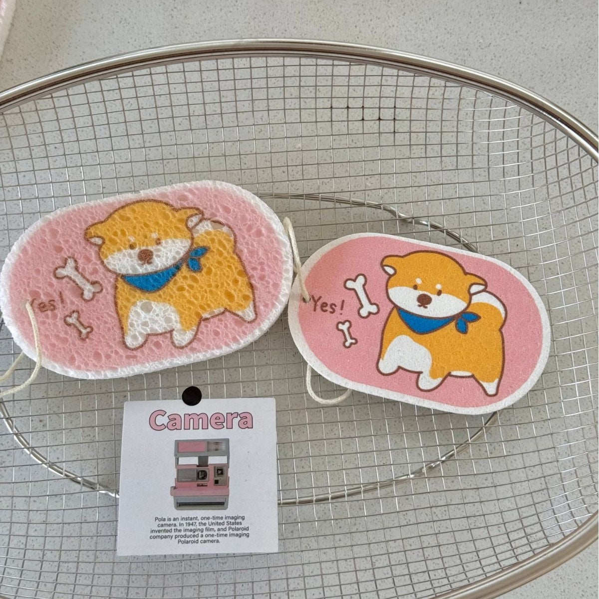 Happy Oval Dish Sponge Set