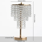 Raindrop Crystal Table Lamp