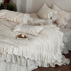 French Garden Frill Bedding Set