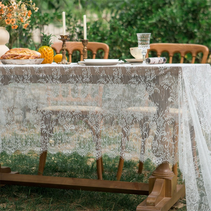 Lawn Party Lace Table Cloth