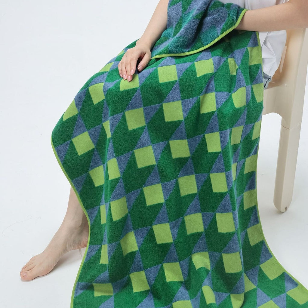 Colourful Geometry Towel