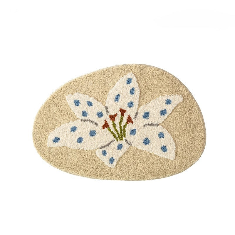 Fluffy Lily Garden Mat