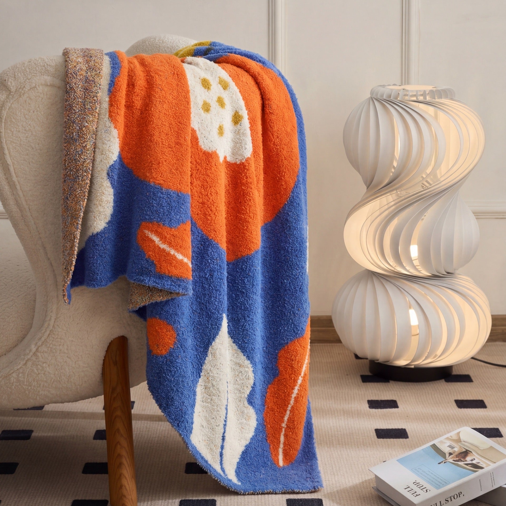 Midnight Bloom Dream Throw