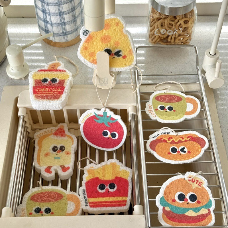 Fast Food Dish Sponge Set