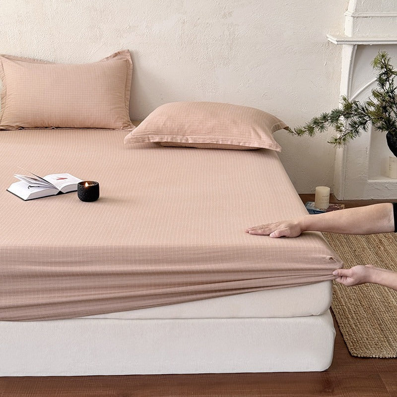 Earthy Cotton Fitted Sheet