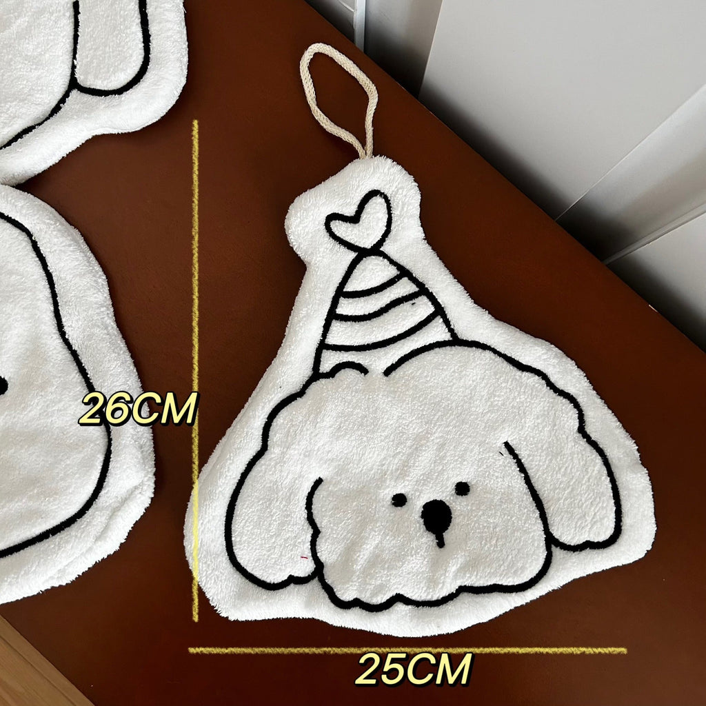 Line Pup Friends Hanging Hand Towel Set