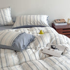 Sea Salt Stripe Bedding Set