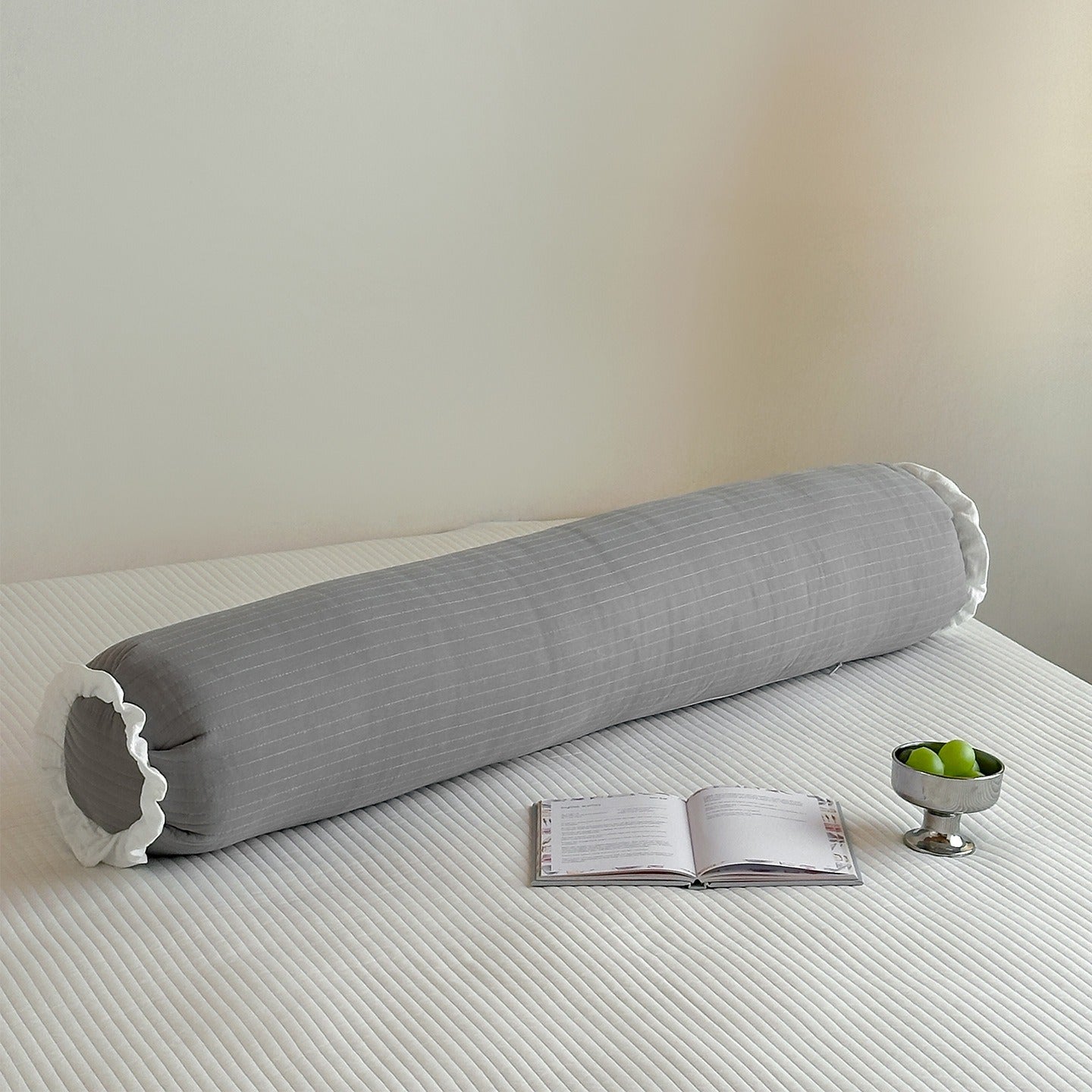 Pastel Frill Bolster Pillow