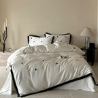 Black Line Bedding Set - Kitty