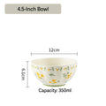 Yellow Garland Ceramic Dining Set