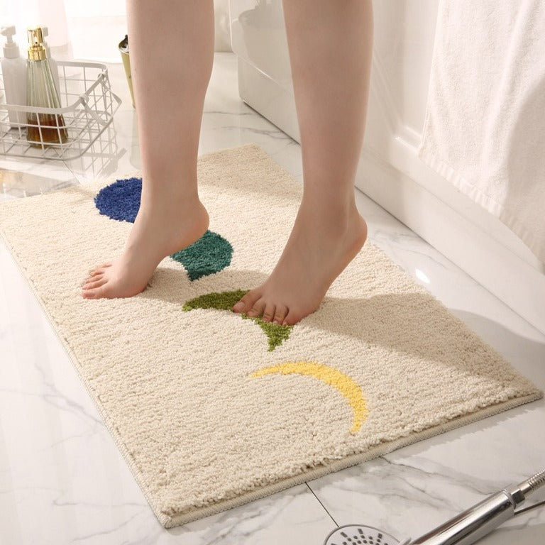 Moon Phase Stroll Bath Mat
