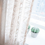 Palm Fun Textured Curtain