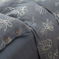 Wabi Sabi Floral Cotton Linen Bedding Set
