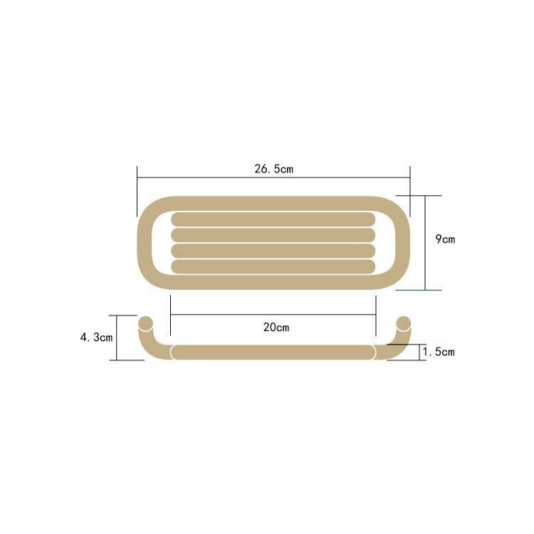 Puff Cream Ceramic Tray
