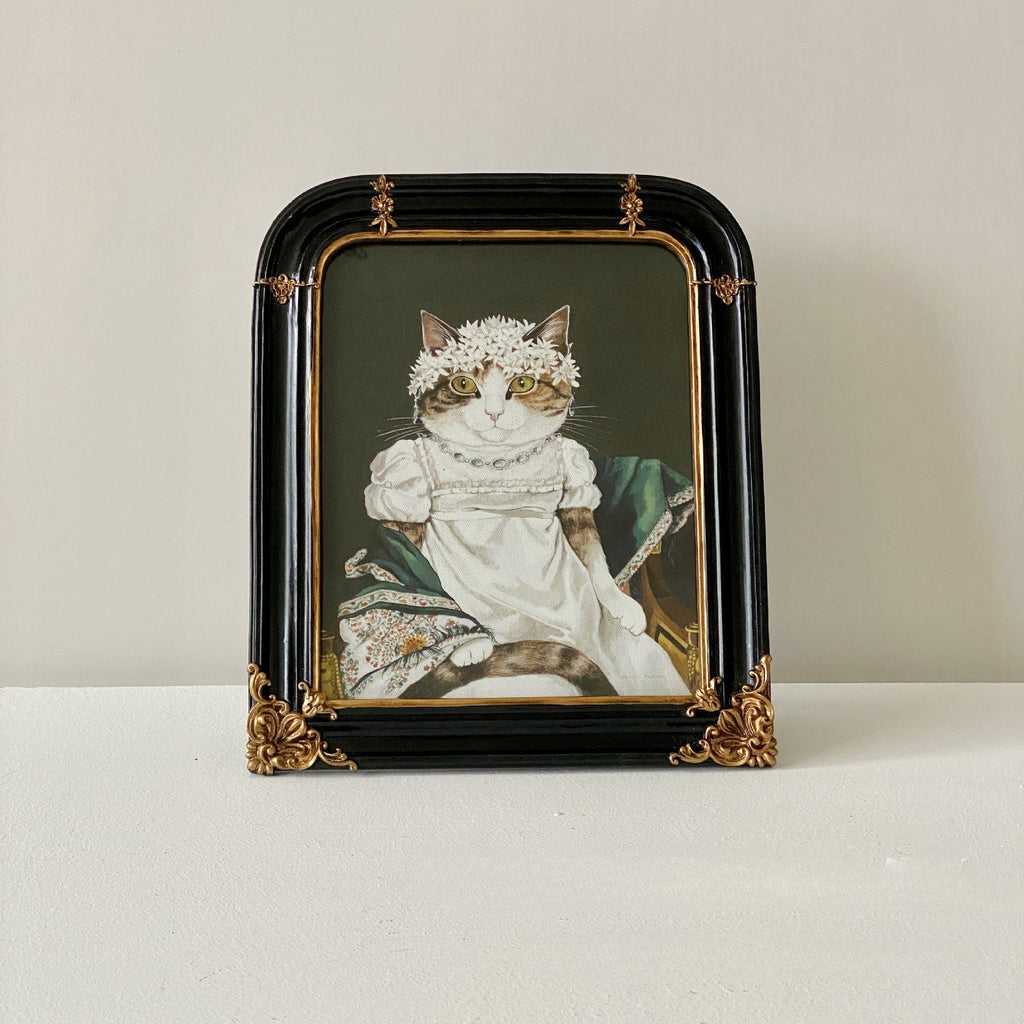 French Ornate Curved Photo Frame