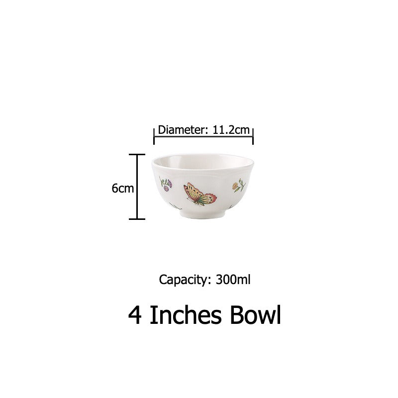 Vintage Butterfly Dinnerware
