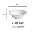 Lunar Flora Embossed Dinnerware