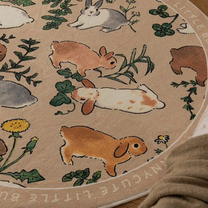 Bunny Party Rug - FINAL SALE