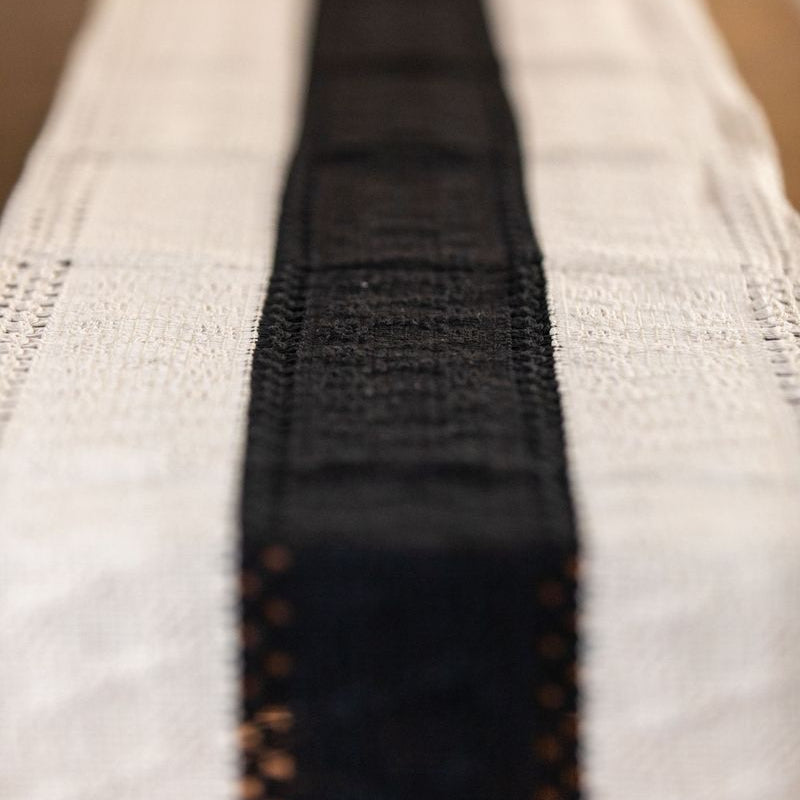 Nordic Woven Stripe Table Runner