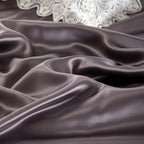 Aristelle Ash Grey Luxury Pure Mulberry Silk Bedding Set