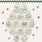 🧵Beginner-Friendly DIY Heirloom Oval Embroidery Ornament Kit Collection | Complete Kit with All Tools & Step-by-Step Guide Included 💕