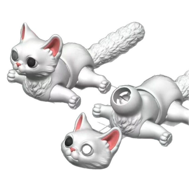 3D printed cute kitten