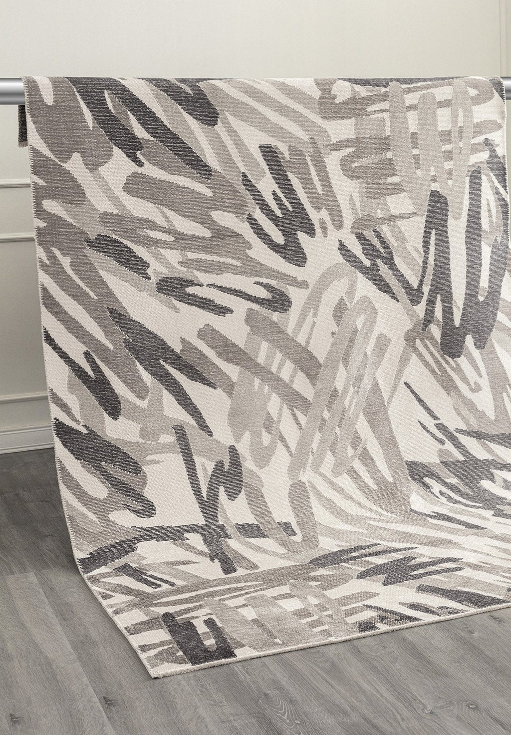 Carnival Charcoal - Ecru Rug